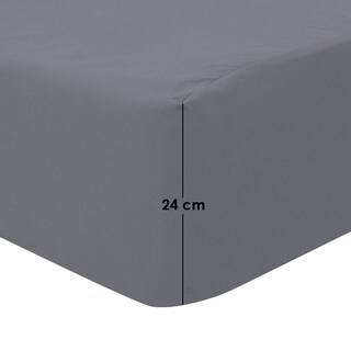 Foto 4 | Foto 4 | Sábanas Aquila S9660 color Gris Oxford Individuales de Microfibra Súper Suave