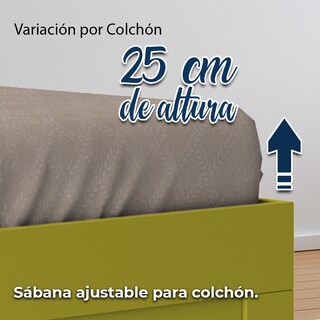 Foto 5 | Foto 5 | Juego de Sábanas NubiSuave color Arena King Size Microfibra Suave Relieve
