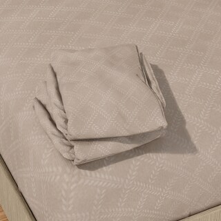 Foto 6 | Foto 6 | Juego de Sábanas Cama Individual NubiSuave color Arena Microfibra Amplias Diseño Relieve