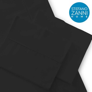Foto 5 | Foto 5 | Juego de Sábanas Stefano Zanni Home color Negro Matrimonial