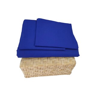 Foto 4 | Foto 4 | Set De Sabanas Almoda Azul Rey King Size (plana, Cajón Y 2 Funda)