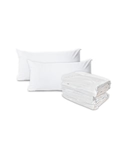 Foto 1 | Foto 1 | Kit de 2 Almohadas y 1 Cubrecolchón Capitonado Ziva Sleep Products Blancos Confort Queen Size