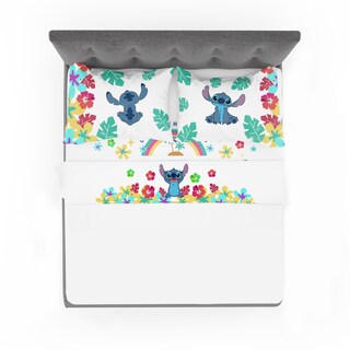 Foto 1 | Foto 1 | Juego De Sábanas Individuales Stitch Sueño