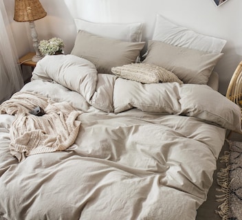 Foto 4 | Foto 4 | Juego de Funda de Edredón Moomee Bedding de Algodón Lavado Queen - Venta Internacional
