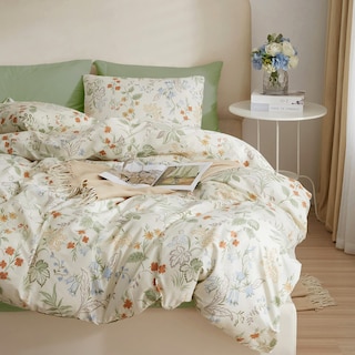 Foto 3 | Foto 3 | Juego de Edredón Mixinni Floral de Tamaño Completo con 2 Fundas de Almohada - Venta Internacional