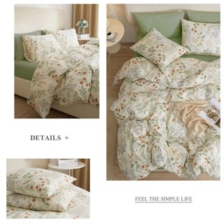 Foto 6 | Foto 6 | Juego de Edredón Mixinni Floral de Tamaño Completo con 2 Fundas de Almohada - Venta Internacional