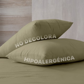 Foto 7 | Foto 7 | Sábana con Acabado Tipo Lino Prelavado Esquimal King Size Verde Ultra Suave