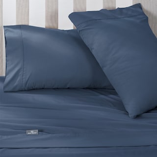 Foto 5 | Foto 5 | Sábana Microfibra Real Textil Azul Marino King Size