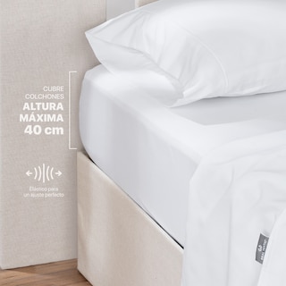 Foto 7 | Foto 7 | Sábana de Microfibra Real Textil Blanco King Size