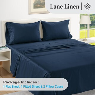 Foto 4 | Foto 4 | Sábanas Lane Linen De Lujo, 100% Algodón Egipcio, 1000 Hilos, Completas - Venta Internacional.