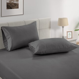 Foto 3 | Foto 3 | Sábana Bajera Lane Linen, Tamaño King, 100% Algodón Orgánico, Color Carbón - Venta Internacional.
