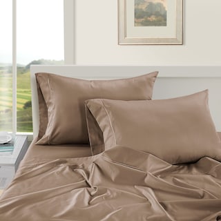Foto 3 | Foto 3 | Juego De Sábanas Lane Linen, 100% Algodón Egipcio, 1000 Hilos, Doble Color Topo - Venta Internacional.