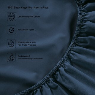 Foto 5 | Foto 5 | Sábana Bajera Lane Linen Lane Linen Queen, 100% Algodón Orgánico - Venta Internacional.