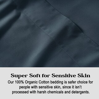 Foto 7 | Foto 7 | Sábana Bajera Lane Linen Lane Linen Queen, 100% Algodón Orgánico - Venta Internacional.