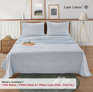 Foto 6 | Foto 6 | Juego De Sábanas De Franela Lane Linen, 100% Algodón, Tamaño King, Lunares - Venta Internacional.