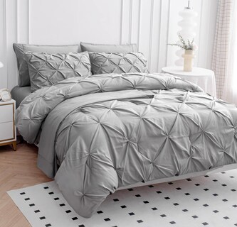 Foto 4 | Foto 4 | Juego De Edredón Lane Linen Lane Linen King Size 7 Piezas Plateado - Venta Internacional.