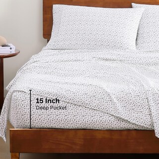 Foto 5 | Foto 5 | Juego De Sábanas Lane Linen, 100% Algodón Orgánico, Tamaño Completo, 4 Piezas - Venta Internacional.