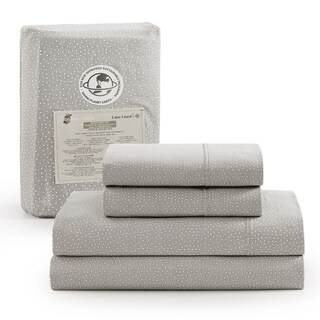 Foto 1 | Foto 1 | Juego De Sábanas Lane Linen 100% Algodón Orgánico Twin Xl Snowdrop - Venta Internacional.