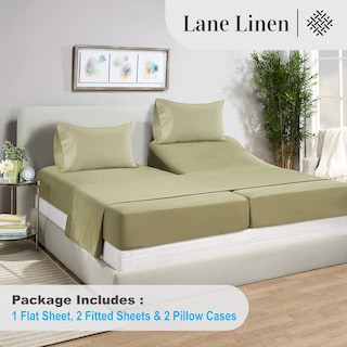 Foto 4 | Foto 4 | Juego De Sábanas Lane Linen Split King 1000 Hilos, 100% Algodón Egipcio - Venta Internacional.