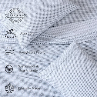 Foto 4 | Foto 4 | Juego De Cama Lane Linen King Size, 100% Algodón Orgánico, 4 Piezas - Venta Internacional.