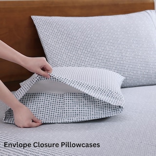 Foto 6 | Foto 6 | Juego De Cama Lane Linen King Size, 100% Algodón Orgánico, 4 Piezas - Venta Internacional.