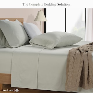 Foto 4 | Foto 4 | Juego De Sábanas Lane Linen King, 600 Hilos, Tejido De Satén 100% Algodón - Venta Internacional.