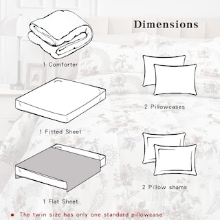 Foto 6 | Foto 6 | Set De Edredón Bed In A Bag Queen, 7 Piezas, Estampado Floral, Color Beige - Venta Internacional.