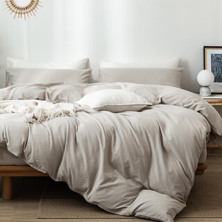Foto 1 | Foto 1 | Juego De Funda De Edredón Moomee Bedding, 100% Algodón Lavado, Tipo Lino - Venta Internacional.