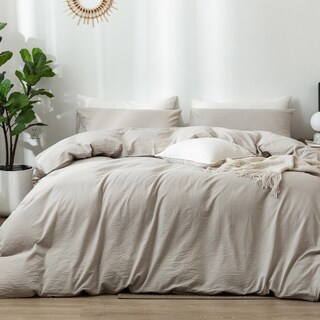 Foto 3 | Foto 3 | Juego De Funda De Edredón Moomee Bedding, 100% Algodón Lavado, Tipo Lino - Venta Internacional.