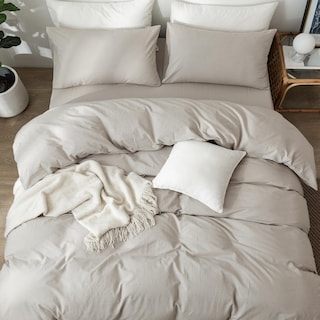 Foto 5 | Foto 5 | Juego De Funda De Edredón Moomee Bedding, 100% Algodón Lavado, Tipo Lino - Venta Internacional.