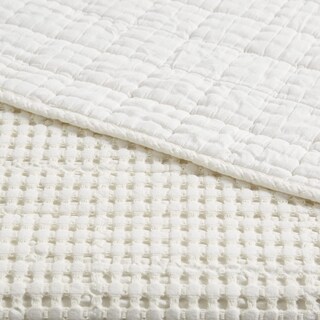 Foto 5 | Foto 5 | Juego De Colcha Levtex Home Mills Waffle King/cal King Cream Cotto - Venta Internacional.