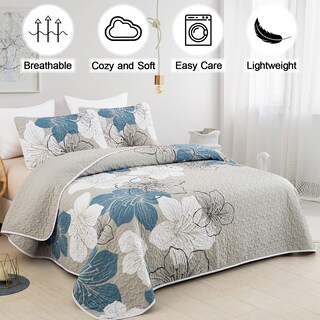 Foto 2 | Foto 2 | Colcha Djy California King Size con Fundas de Almohadas 3 Piezas-Venta Internacional