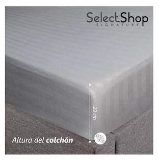 Foto 5 | Foto 5 | Juego de Sabanas Matrimonial Egipcian Premium 2800 Hilos 4 Piezas Gris Claro