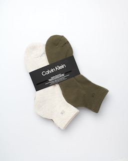Foto 2 | Foto 2 | Calcetines Deportivos Calvin Klein Acolchados Por Encima Del Tobillo, Paquete De 6 - Venta Internacional.