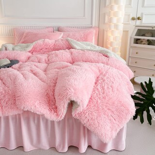 Foto 5 | Foto 5 | Juego De Edredón Uozzi Bedding De Piel Sintética Rosa Queen, 3 Piezas - Venta Internacional.