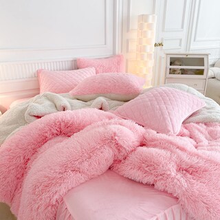 Foto 6 | Foto 6 | Juego De Edredón Uozzi Bedding De Piel Sintética Rosa Queen, 3 Piezas - Venta Internacional.