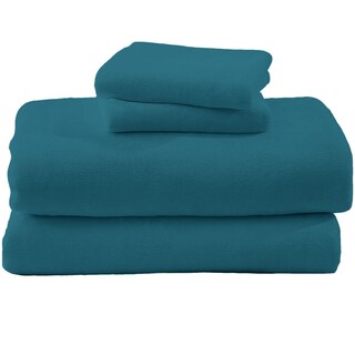 Foto 1 | Foto 1 | Juego De Sabanas Polar Invernales Suaves Y Cálidas Para Las Noches Frías Matrimonial Verde Petróleo Kyuden Home