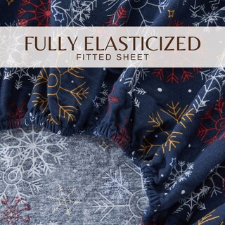 Foto 4 | Foto 4 | Juego De Sábanas Great Bay Home De Franela, 100% Algodón Turco, Doble - Venta Internacional.