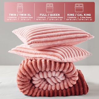 Foto 7 | Foto 7 | Set De Edredón Intelligent Design Avril King/cal King Blush - Venta Internacional.