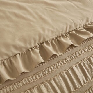 Foto 6 | Foto 6 | Juego De Edredón Wongs Bedding Khaki Seersucker Queen, 3 Piezas - Venta Internacional.