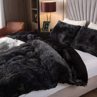 Foto 3 | Foto 3 | Juego De Funda De Edredón Emme Luxury Fuzzy, Tamaño Doble, Mullido, Edredón - Venta Internacional.