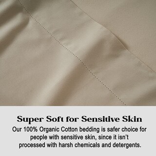 Foto 7 | Foto 7 | Sábana Bajera Lane Linen 100% Algodón Orgánico Queen Taupe - Venta Internacional.