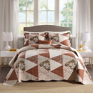 Foto 1 | Foto 1 | Juego de Colcha Travan Patchwork Floral King Size - Venta Internacional