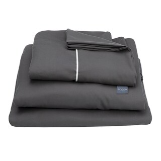 Foto 5 | Foto 5 | Protector Lux + Sabanas Royal Touch Gris Queen Size