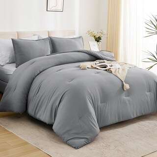 Foto 6 | Foto 6 | Juego De Edredón Litanika, Tamaño King Size, Tamaño Mediano, Gris, 3 Piezas - Venta Internacional.