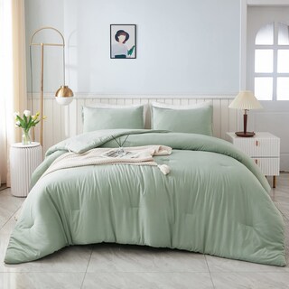 Foto 7 | Foto 7 | Juego De Edredón Litanika, Tamaño King, Verde Salvia, 3 Piezas, Estilo Boho B - Venta Internacional.
