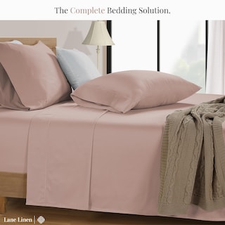 Foto 4 | Foto 4 | Juego de Sábanas Lane Linen Rosa California King 600tc 100% Algodón - Venta Internacional