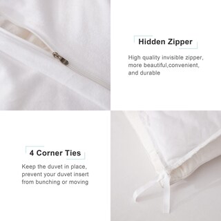 Foto 6 | Foto 6 | Edredón Annadaif Blanca King Size-Venta Internacional