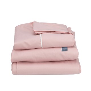 Foto 5 | Foto 5 | Protector Ultra Blanco + Sabanas Royal Touch Rosa Matrimonial