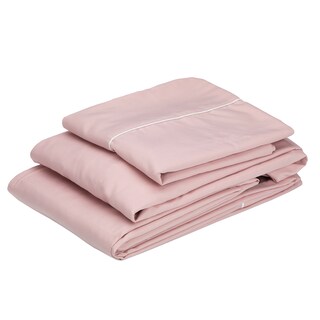 Foto 7 | Foto 7 | Protector Ultra Blanco + Sabanas Royal Touch Rosa Matrimonial